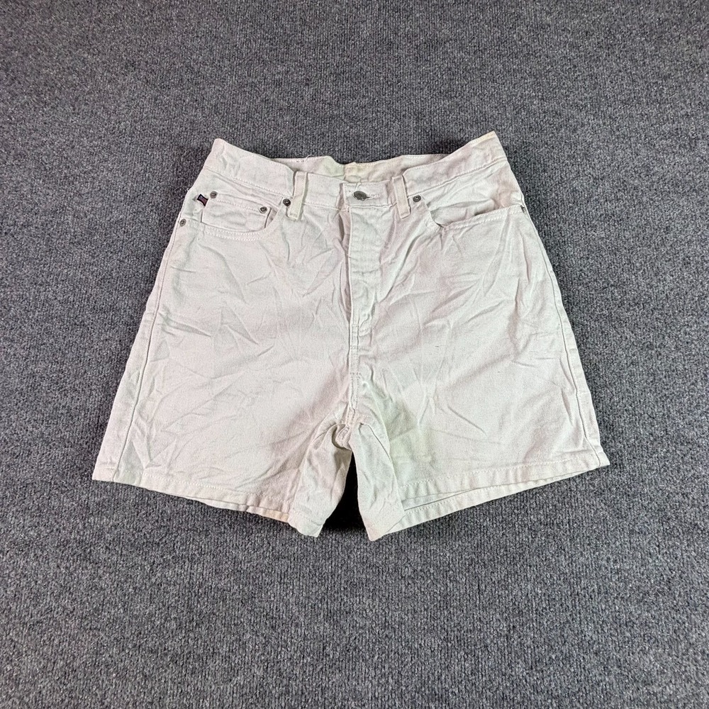 Polo Ralph Lauren Bermuda Shorts Womens 10 White Cotton Denim 4815WKQ1259